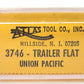 Atlas 3746 N Scale Union Pacific Piggyback Flatcar w/ 24' Trailer #59163 LN/Box