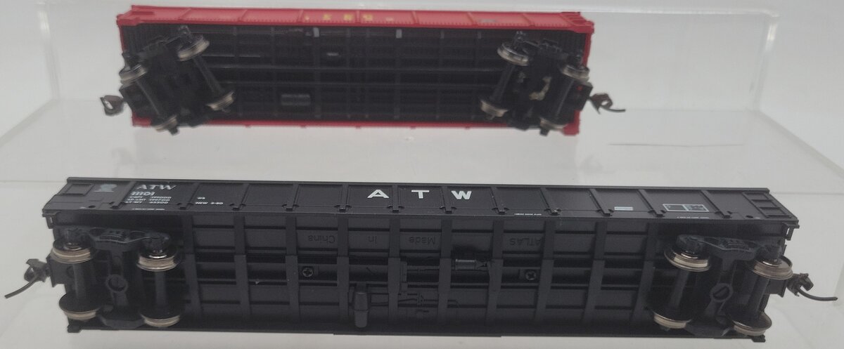 Athearn & Atlas HO Scale ATW & FEC Gondolas #11101 & #12622 [2] EX