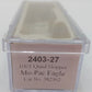Trainworx Inc. 2403-27 N Scale MP 100-Ton Quad 4-Bay Hopper Car #582302 w Coal EX/Box