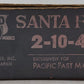 United Models/PFM HO BRASS ATSF 2-10-4 Steam Loco & Tender - Painted EX/Box