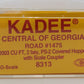 Kadee 8313 HO Scale Central of Georgia PS-2 Covered Hopper #1475 EX/Box