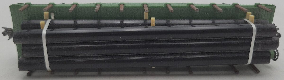 Athearn HO Scale Burlington Northern Flatcar W/ Load EX