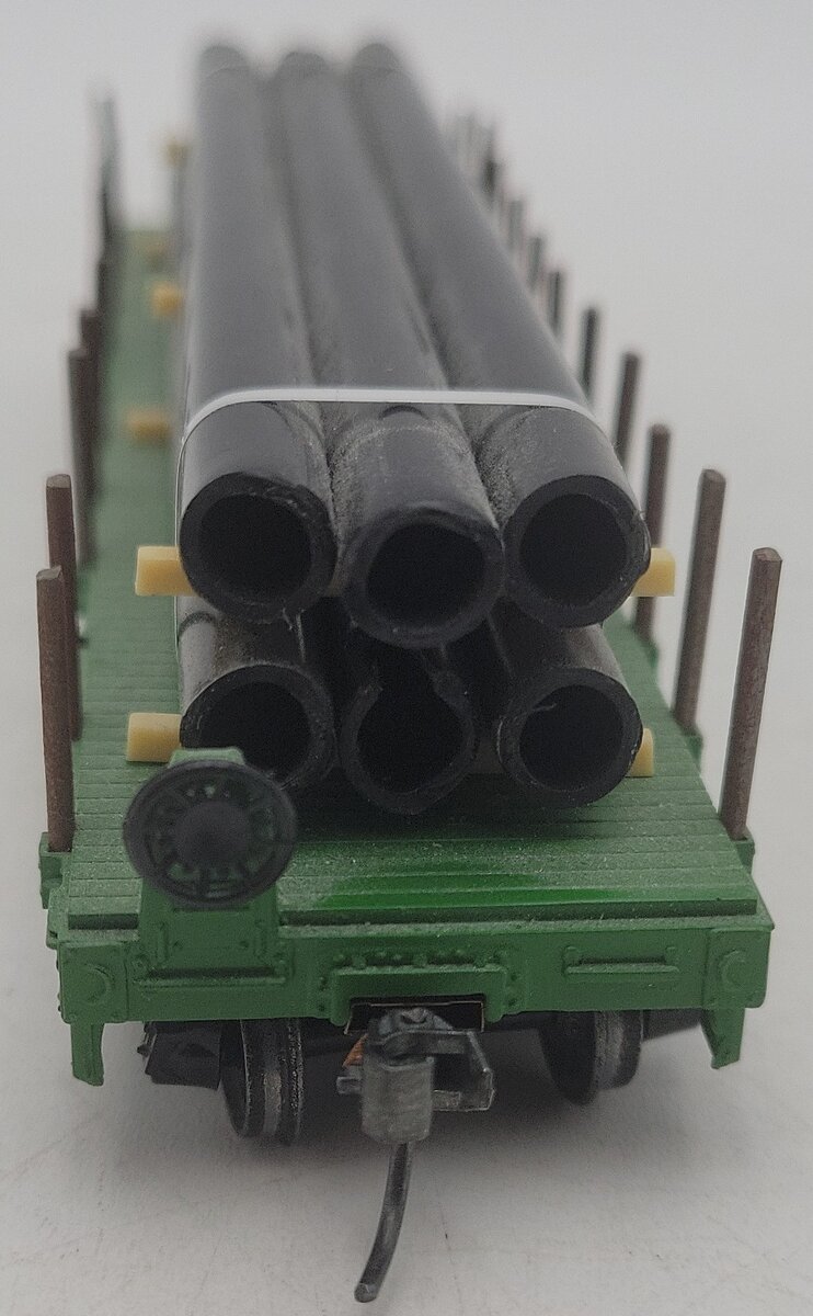 Athearn HO Scale Burlington Northern Flatcar W/ Load EX