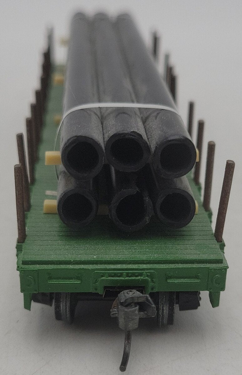 Athearn HO Scale Burlington Northern Flatcar W/ Load EX
