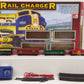 Life Like 433-8886 HO Scale Santa Fe Diesel Freight Train Set LN/Box