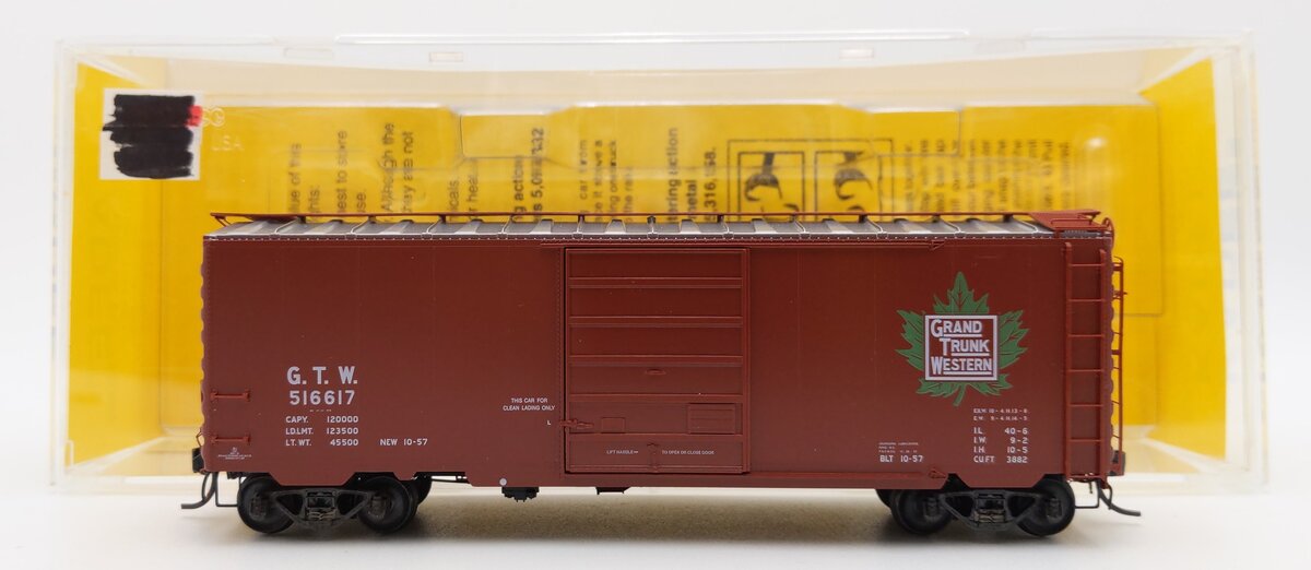 Kadee 5236 HO Scale Grand Trunk Western 40' PS-1 Boxcar #516617 EX/Box