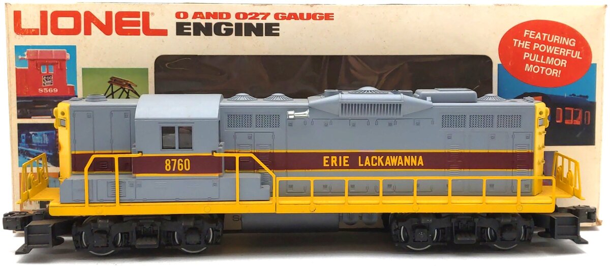 Lionel 6-8760 Erie Lackawana GP-9 Dummy Diesel Locomotive #8760 EX/Box