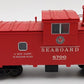 Atlas 6610-1 O Gauge Seaboard Extended Vision Caboose #5700 (3-Rail) VG/Box