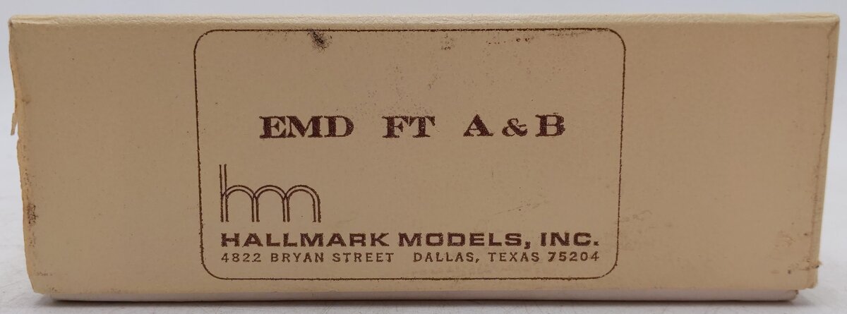 Hallmark Models BRASS HO Electro-Motive FT A&B Dual-Powered Diesel Locomotives/Box