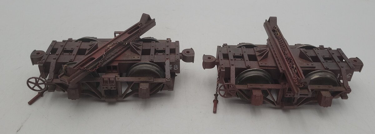 Accucraft AM2214-01 1:20.3 Scale Custom Weathered Logging Disconnects Car