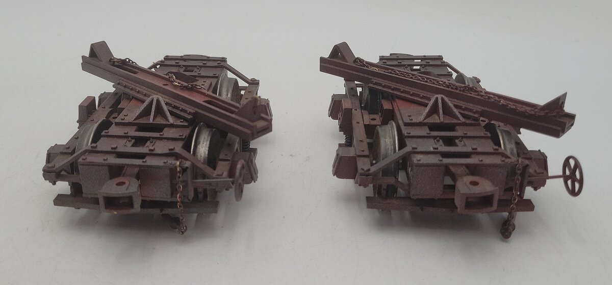 Accucraft AM2214-01 1:20.3 Scale Custom Weathered Logging Disconnects Car