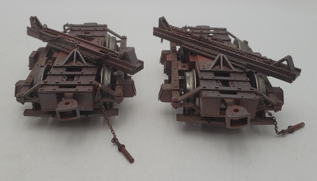 Accucraft AM2214-01 1:20.3 Scale Custom Weathered Logging Disconnects Car