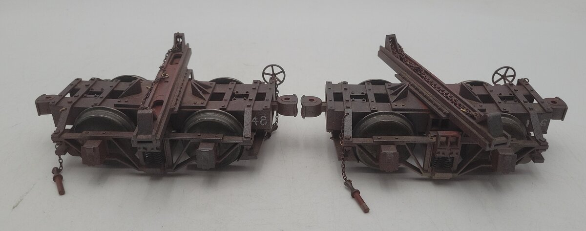 Accucraft AM2214-01 1:20.3 Scale Custom Weathered Logging Disconnects Car