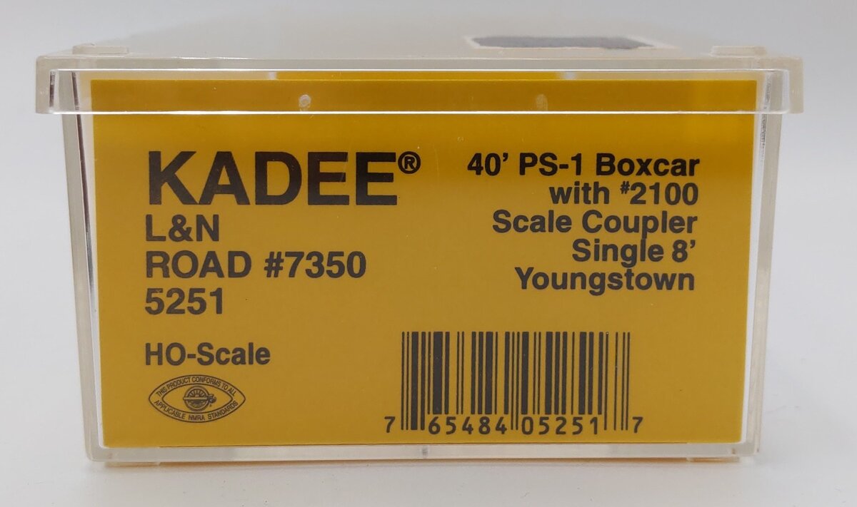 Kadee 5251 HO Scale L&N 40' PS-1 Boxcar #7350 EX/Box