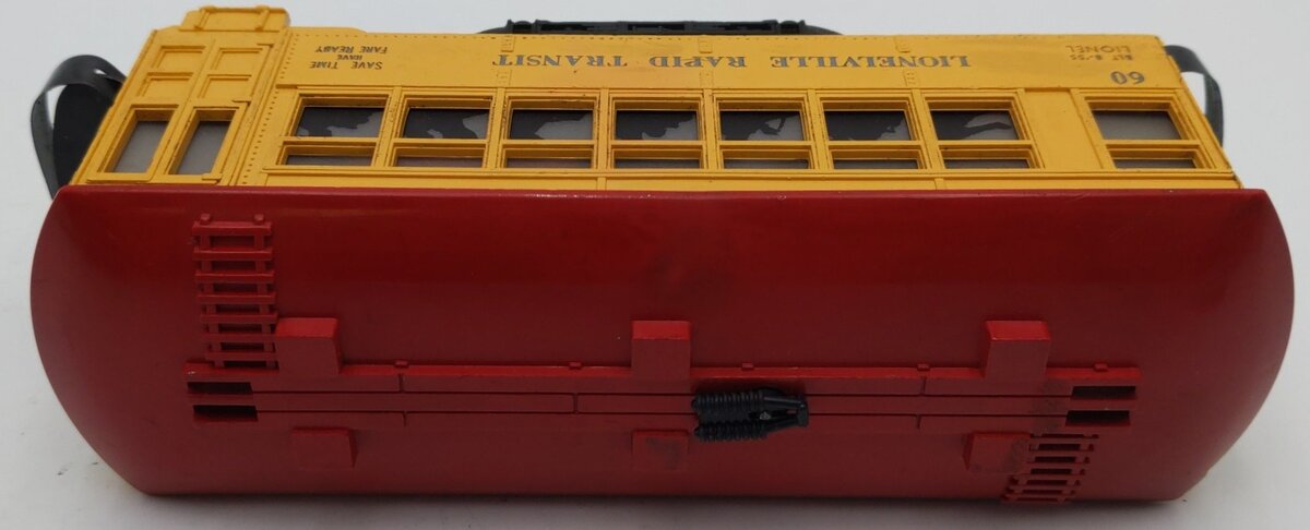 Lionel 60 Vintage O Lionelville Motorized Rapid Transit Trolley VG/Box