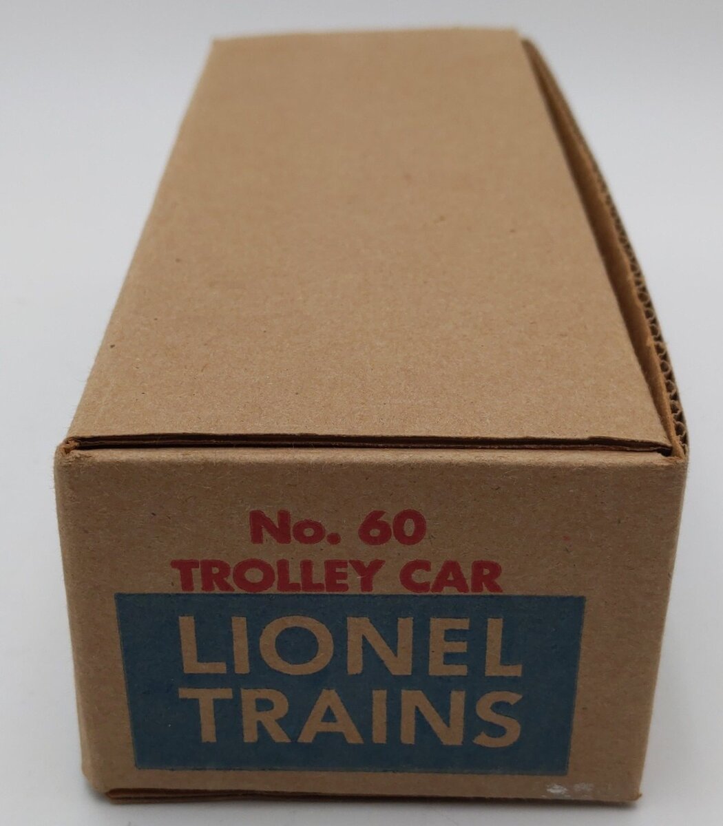 Lionel 60 Vintage O Lionelville Motorized Rapid Transit Trolley VG/Box