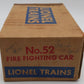 Lionel 52 Vintage O Motorized Fire Car VG/Box