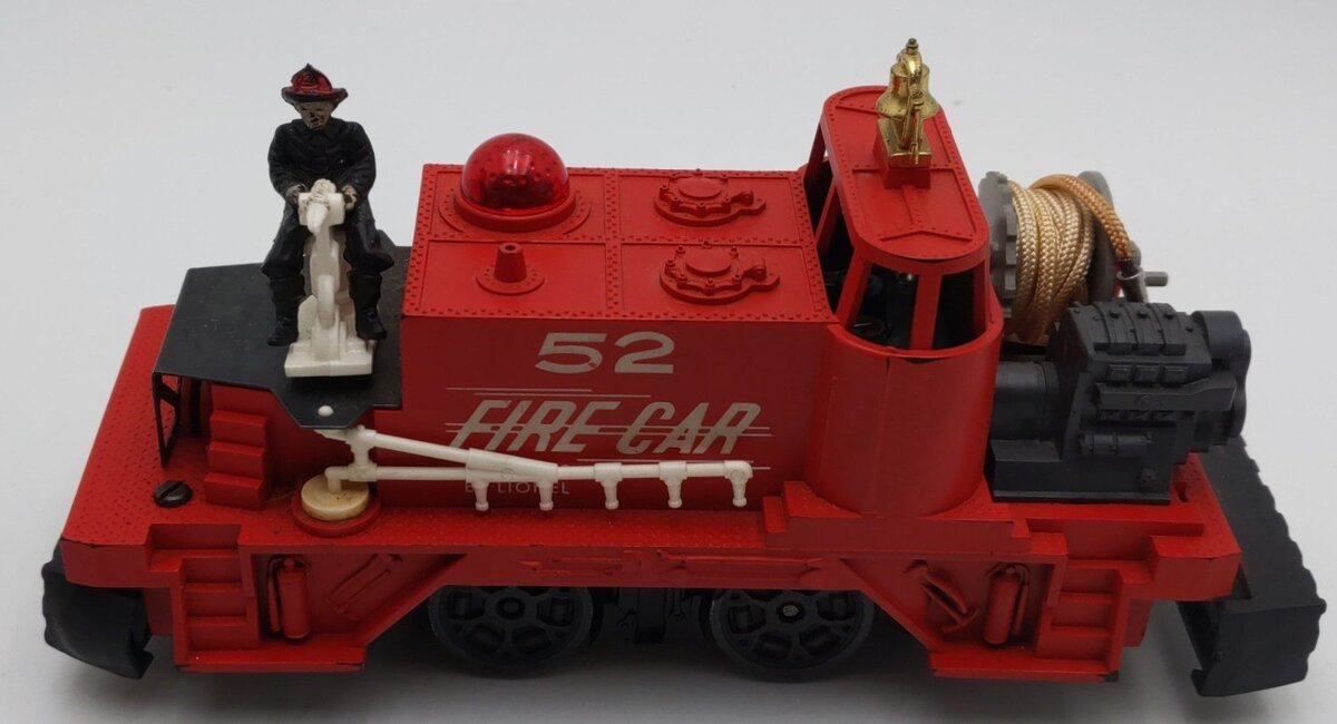 Lionel 52 Vintage O Motorized Fire Car VG/Box