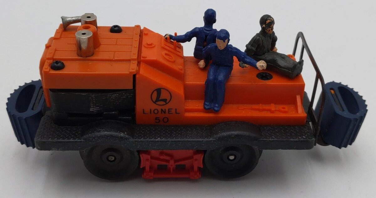 Lionel 50 Vintage O Gauge Postwar Motorized Gang Car w/3 Figures VG/Box