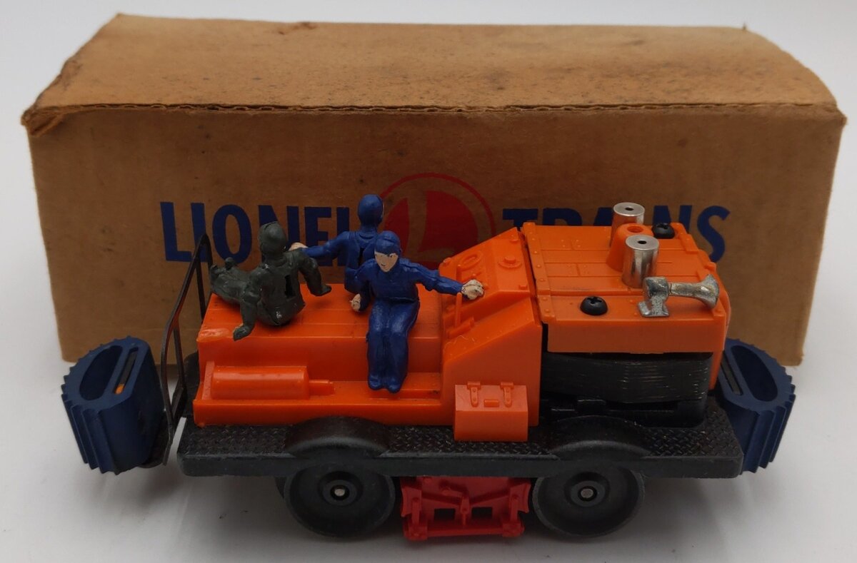 Lionel 50 Vintage O Gauge Postwar Motorized Gang Car w/3 Figures VG/Box