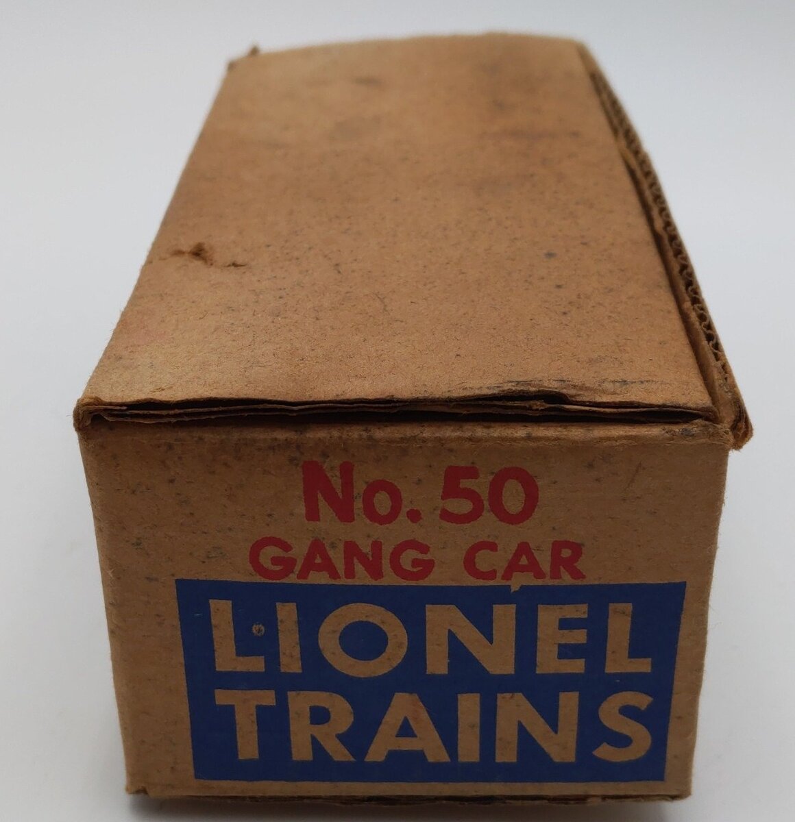 Lionel 50 Vintage O Gauge Postwar Motorized Gang Car w/3 Figures VG/Box