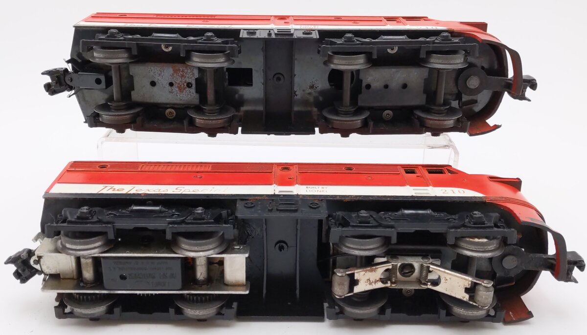 Lionel 210 O Vintage Texas Special AA Diesel Locomotive Set VG