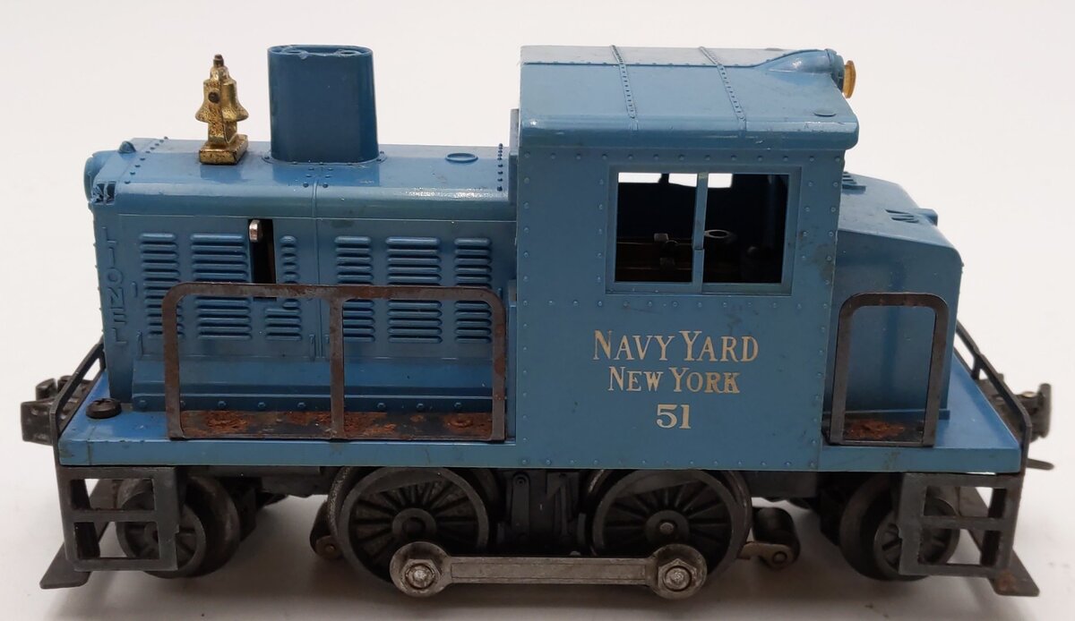 Lionel 51 Vintage O Gauge Navy Yard Turbine Powered Diesel Switcher VG