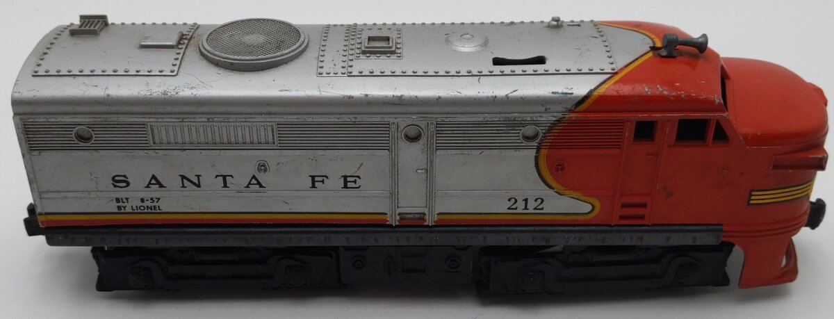 Lionel 212 Vintage O Gauge Santa Fe Alco A Dummy Unit VG