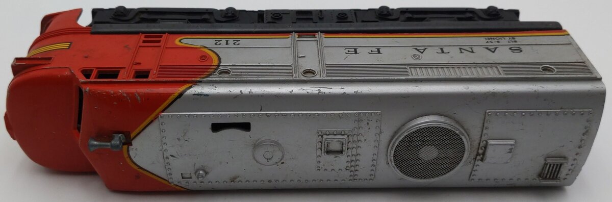 Lionel 212 Vintage O Gauge Santa Fe Alco A Dummy Unit VG