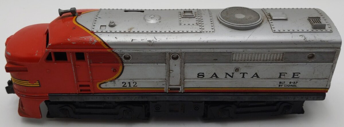 Lionel 212 Vintage O Gauge Santa Fe Alco A Dummy Unit VG