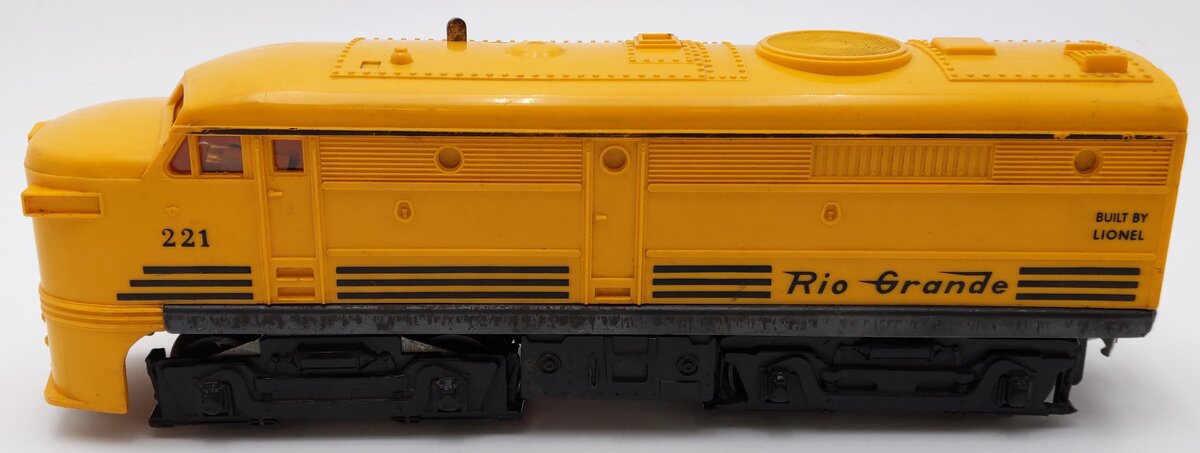 Lionel 221 Vintage O Gauge Rio Grande Alco A Unit Diesel Locomotive VG