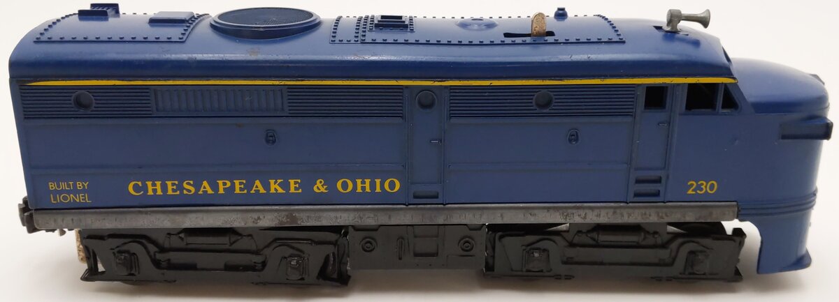 Lionel 230 Vintage O Chesapeake and Ohio Alco A Powered Diesel Locomotive VG