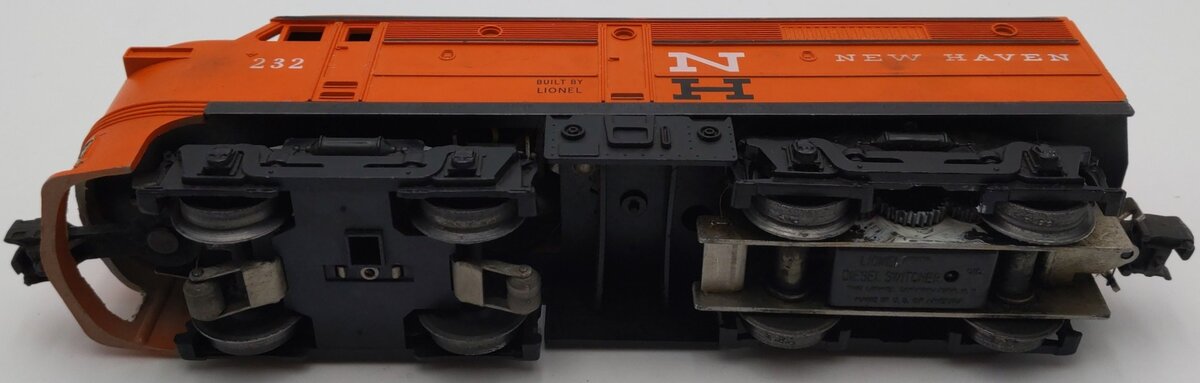 Lionel 232 Vintage O New Haven Alco A Unit Diesel Locomotive VG