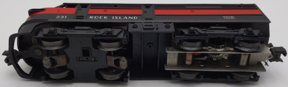 Lionel 231 Vintage O Rock Island Alco Powered A Unit Diesel Locomotive VG