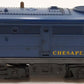 Lionel 225 Vintage O Chesapeake & Ohio A Unit Powered Diesel Locomotive VG