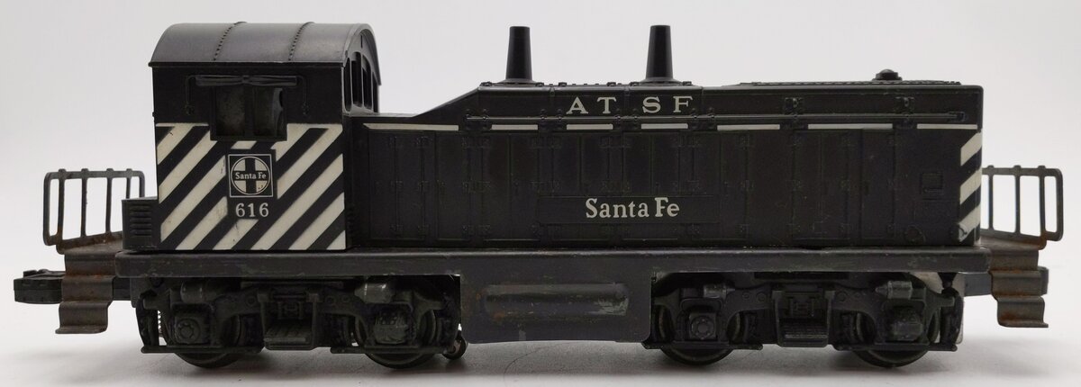 Lionel 616 Vintage O AT&SF NW-2 Powered Diesel Locomotive #616 VG