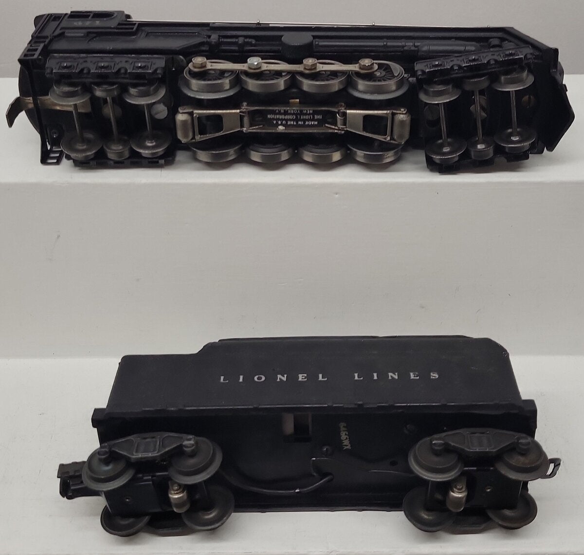 Lionel 671 Vintage O 6-8-6 Diecast Steam Turbine Locomotive w/6466W Tender
