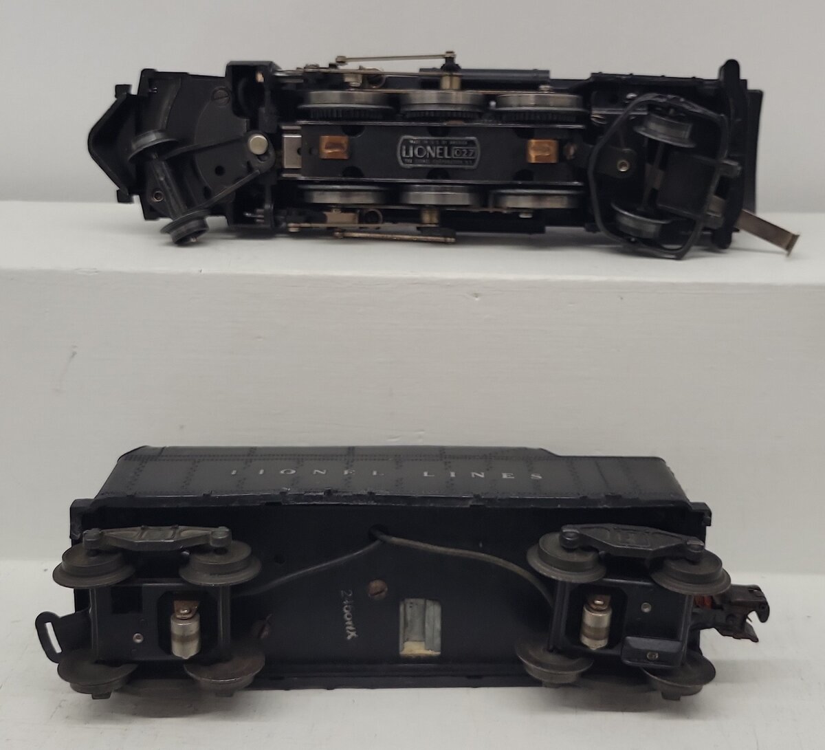 Lionel 1666 Vintage O 2-6-2 Diecast Steam Locomotive & 2466WX Tender VG