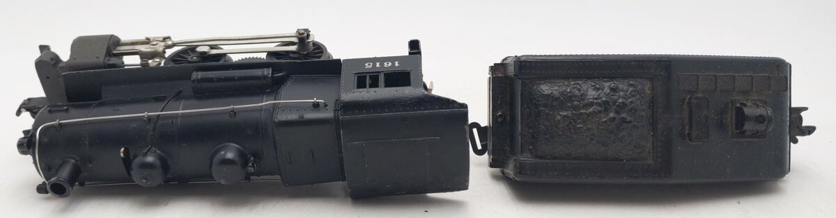 Lionel 1615 Vintage O 0-4-0 Diecast Steam Switcher Locomotive & Tender VG