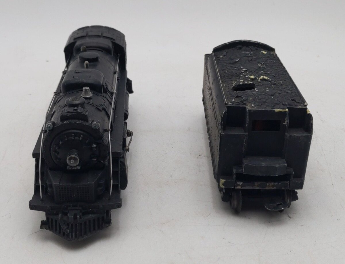 Lionel 2026 Vintage O Lionel Lines 2-6-2 Steam Locomotive w/6466W Tender VG