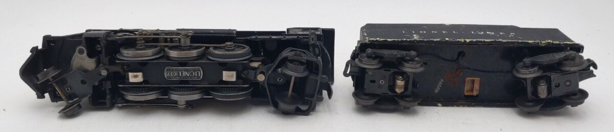 Lionel 2026 Vintage O Lionel Lines 2-6-2 Steam Locomotive w/6466W Tender VG