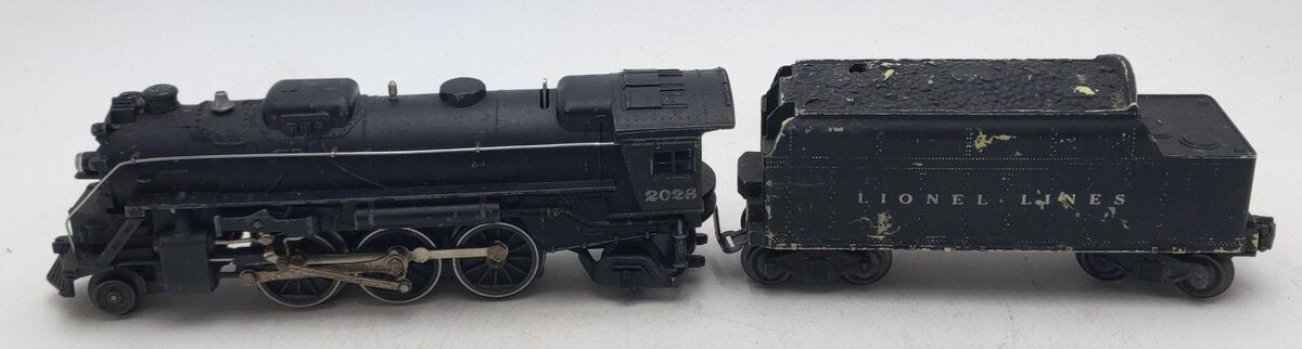Lionel 2026 Vintage O Lionel Lines 2-6-2 Steam Locomotive w/6466W Tender VG