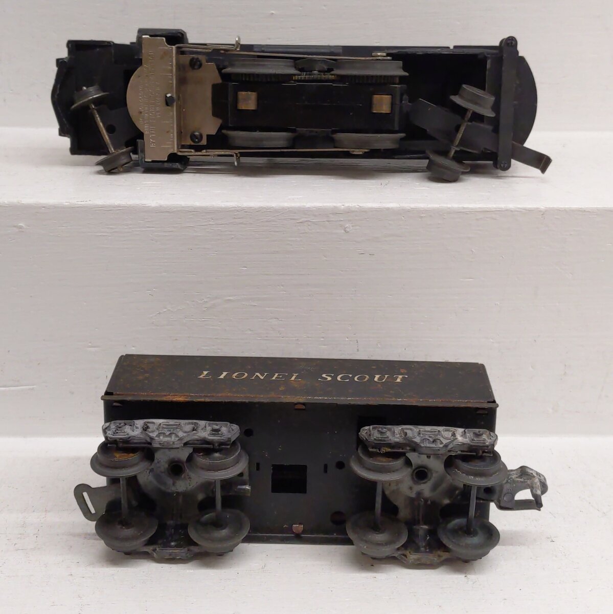 Lionel 1110 Vintage O 2-4-2 Postwar Steam Locomotive & Tender VG