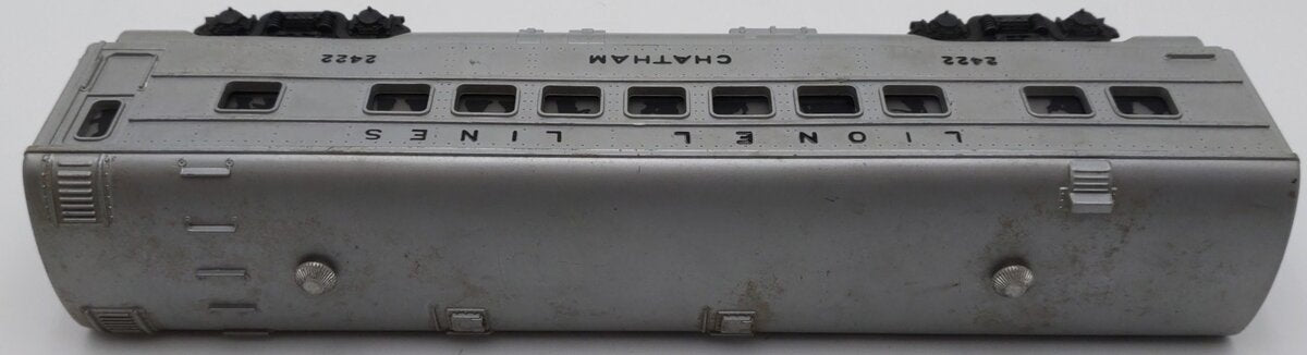 Lionel 2422 Vintage O Lionel Lines Chatham Lighted Pullman Car with Silver Roof VG