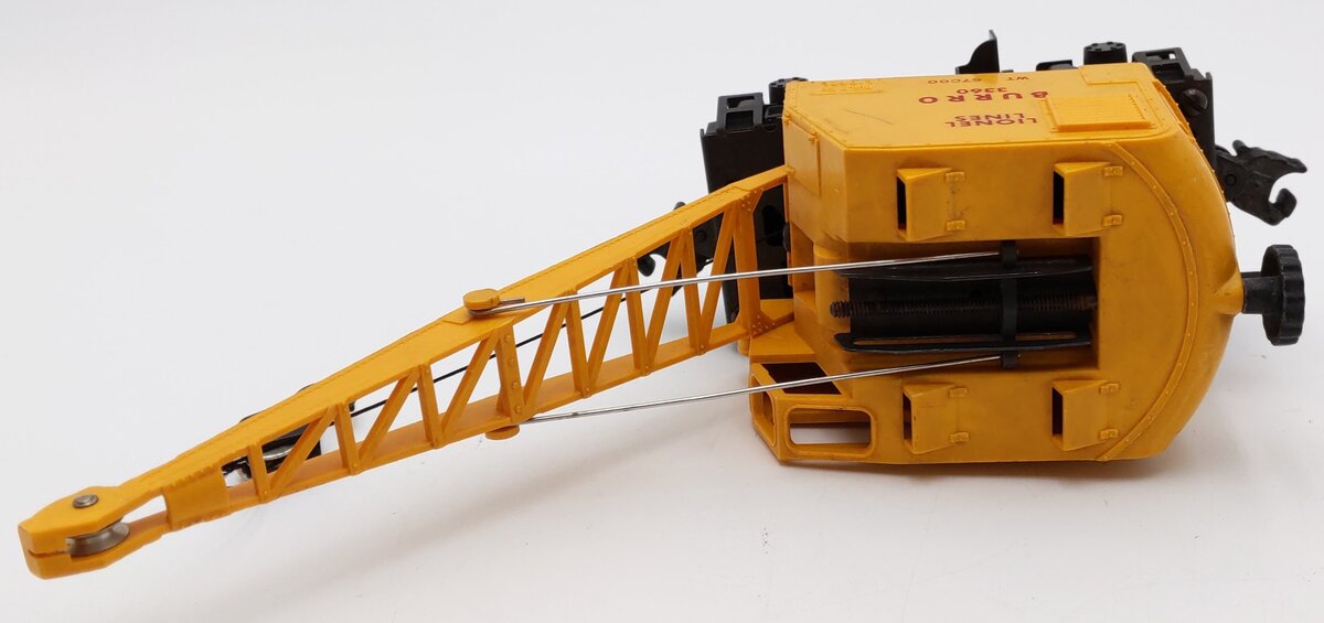 Lionel 3360 Vintage O Gauge Postwar Operating Burro Crane Car VG