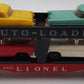 Lionel 6414 Vintage O Gauge Postwar Evans Autoloader with 4 Automobiles VG