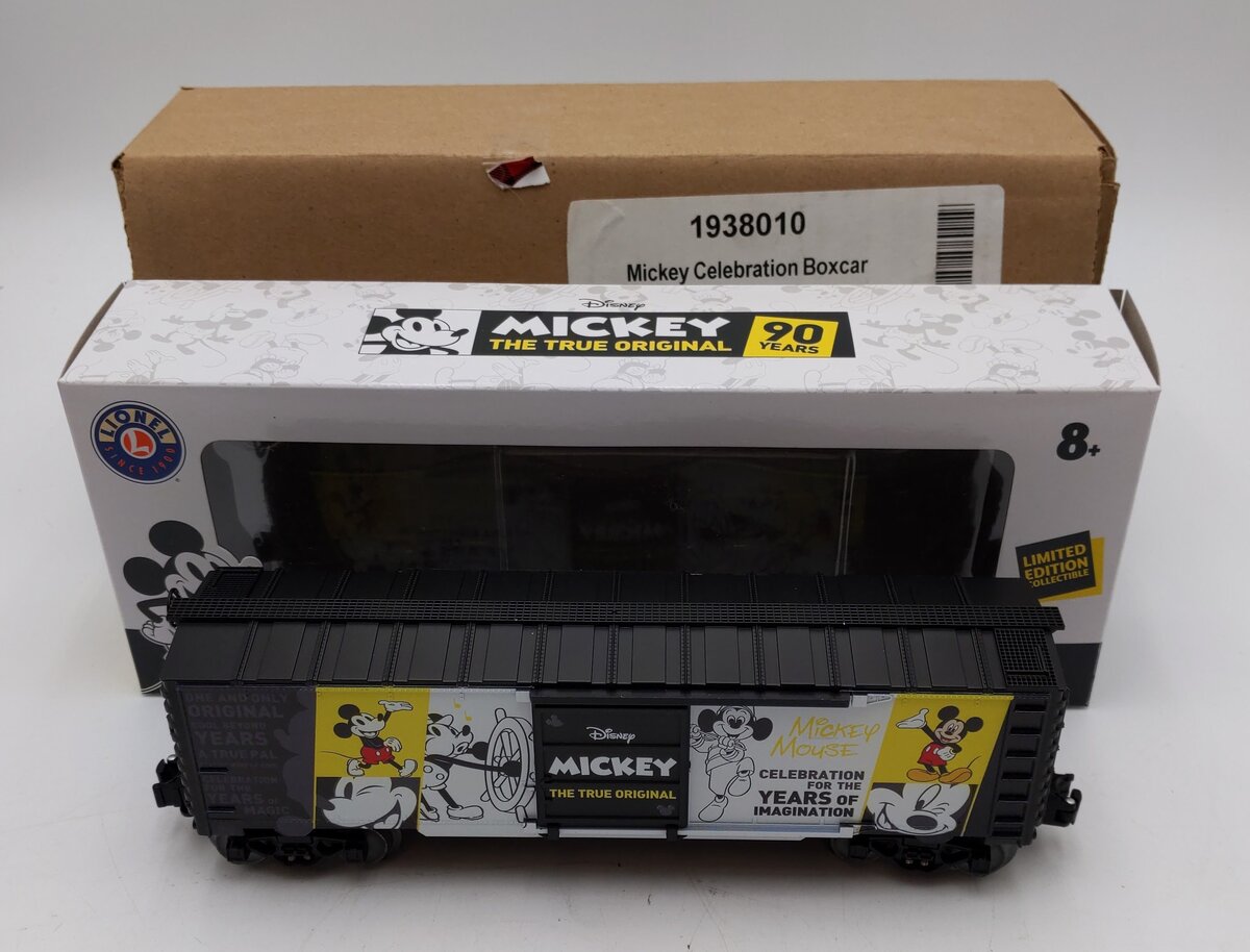 Lionel 1938010 O USA Mickey The True Original Boxcar LN/Box