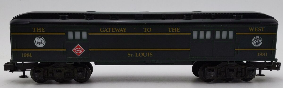 Lionel 6-0511 O Gauge TCA 1981 The Gateway To The West "St. Louis" Baggage Car EX/Box