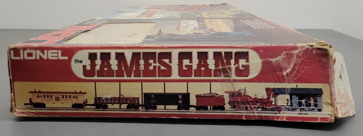 Lionel 6-1053 O Gauge James Gang 4-4-0 Steam Locomotive Set VG/Box