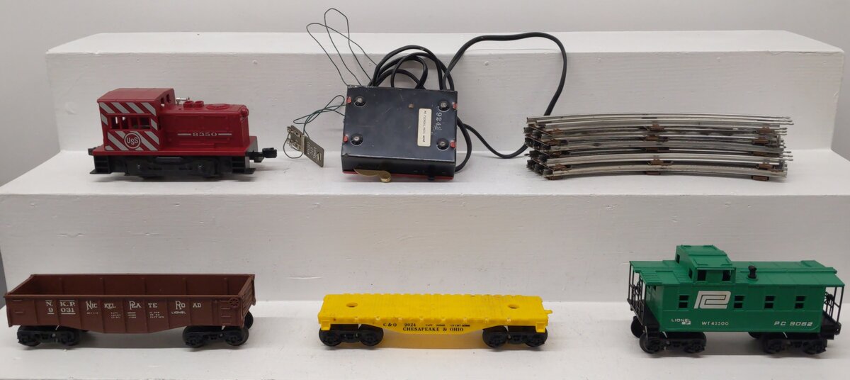 Lionel 6-1380 O US Steel Industrial Switcher Train Set EX/Box